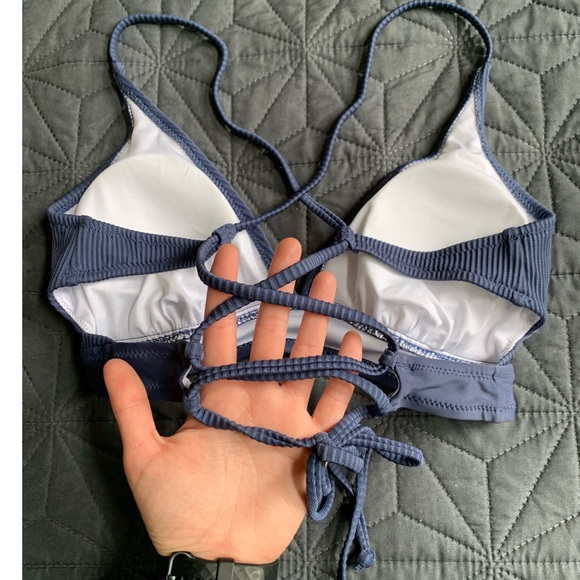 Cupshe pretty blue and floral bikini NWT - Picture 8 of 12